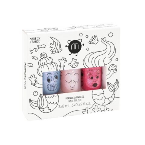 Nailmatic KIDS Nail Polish Set MERMAID Nagų lakų rinkinys vaikams, 1vnt