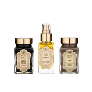 LA SULTANE DE SABA HAMAM RITUALS NEUTRAL BODY CARE SET – KŪNO PRIEŽIŪROS RINKINYS – JUODAS MUILAS, GROŽIO ALIEJUS, RASSOUL