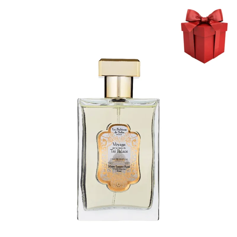 LA SULTANE DE SABA TAJ PALACE EAU DE PARFUM – ROŽĖ, MUSKUSAS, SMILKALAI – KVEPALAI 100ML + PLIUS DOVANA LA SULTANE DE SABA BRIDE’S DAY CREAM – ROŽĖ, PELARGONIJA – JAUNOSIOS BB KREMAS 50ML