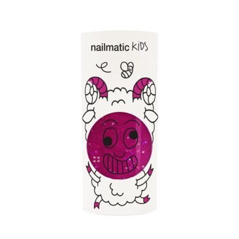 Nailmatic KIDS SHEEPY Glitter Nail Polish Nagų lakas, 8ml