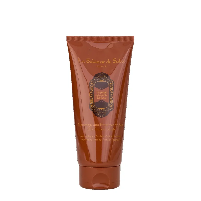 LA SULTANE DE SABA ORIENTAL AYURVEDIC SCENTED SCRUB – GINTARAS, VANILĖ, PAČIULIS – ŠILKO BALTYMŲ KŪNO ŠVEITIKLIS 200G