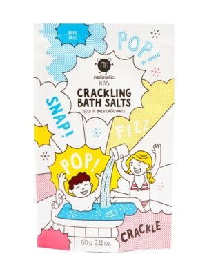 Nailmatic KIDS Blue Crackling Bath Salts Spragsinti vonios druska, 60g