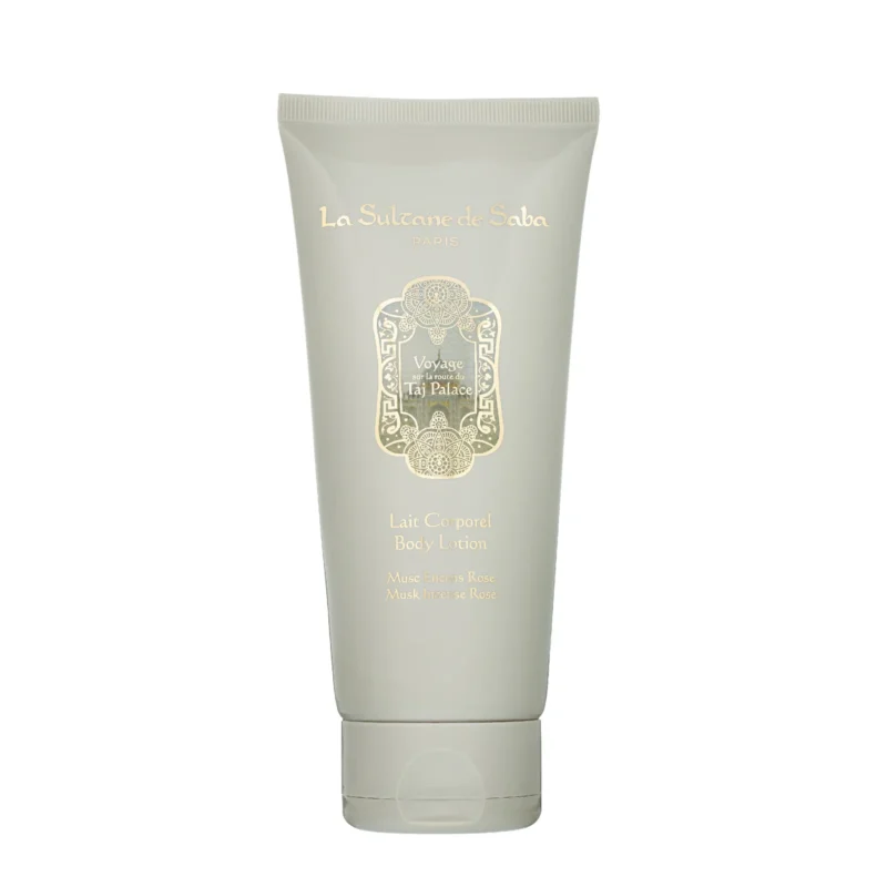 LA SULTANE DE SABA TAJ PALACE BODY LOTION – ROŽĖ, MUSKUSAS, SMILKALAI – KŪNO LOSJONAS 200ML