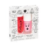 Nailmatic KIDS HOLIDAYS Rollette Nail Polish Duo Set Nagų lako ir lūpų blizgio rinkinys, 1vnt