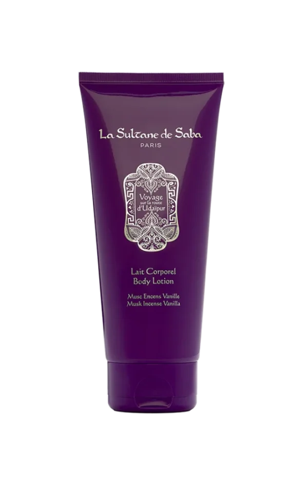 LA SULTANE DE SABA UDAIPUR BODY LOTION – MUSKUSAS, SMILKALAI, VANILĖ – KŪNO LOSJONAS 200ML