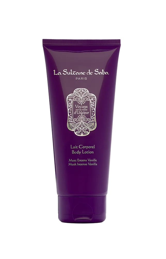 LA SULTANE DE SABA UDAIPUR BODY LOTION – MUSKUSAS, SMILKALAI, VANILĖ – KŪNO LOSJONAS 200ML