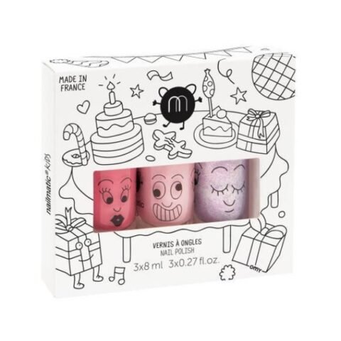 Nailmatic KIDS Nail Polish Set PARTY Nagų lakų rinkinys vaikams, 1vnt