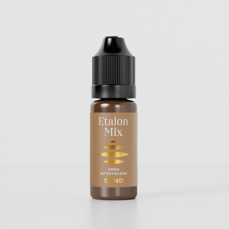 Etalon mix pigmentai plaukelinei technikai „SAND”, autorė Anna Kutsevolova