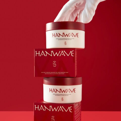 HANWAVE atkuriamoji plaukų kaukė su keratinu