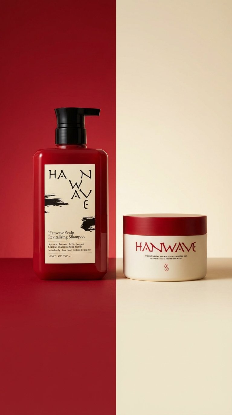 HANWAVE plaukų priežiūros rinkinys – šampūnas + kaukė